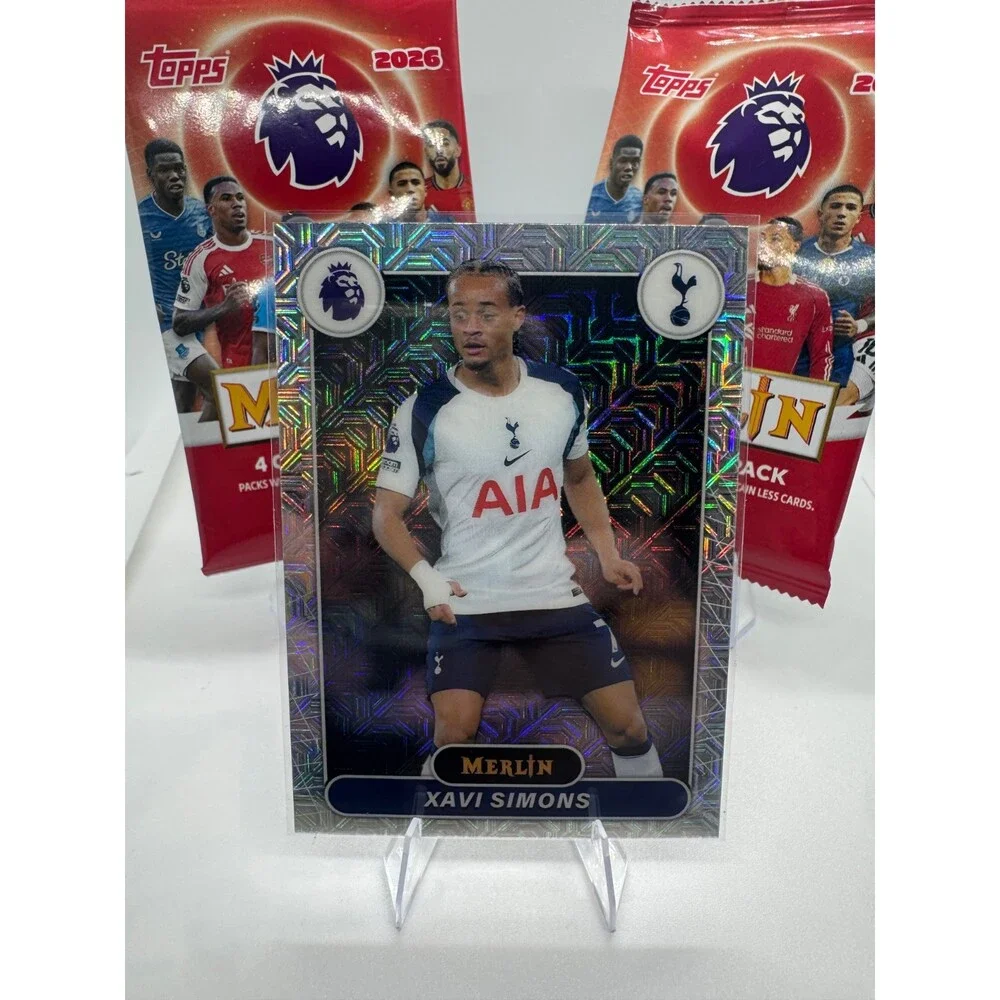2026 Topps Merlin Premier League #171 Xavi Simons, Tottenham Hotspur Mojo